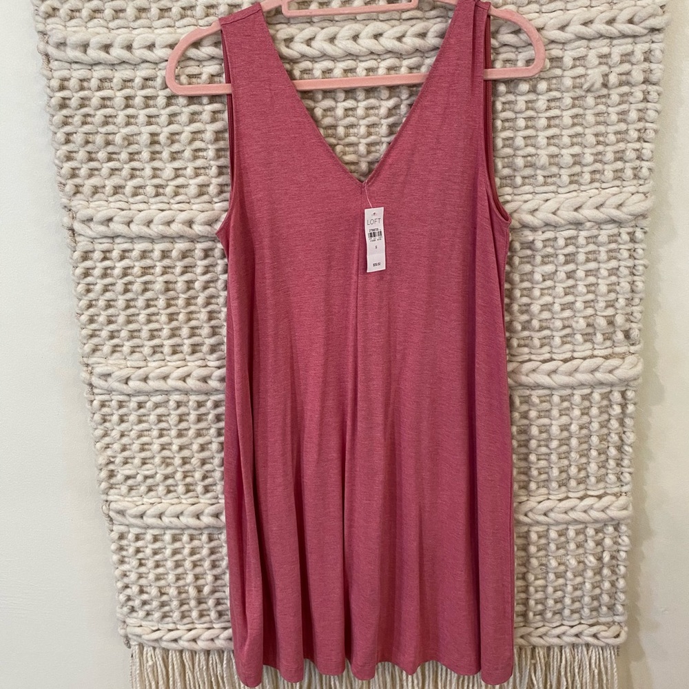 Woman’s pink dress - basic jersey knit
